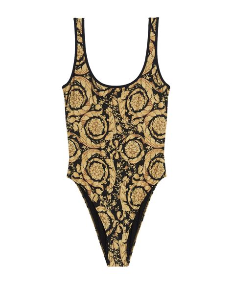 costume intero versace|Versace Costume Intero 'barocco' .